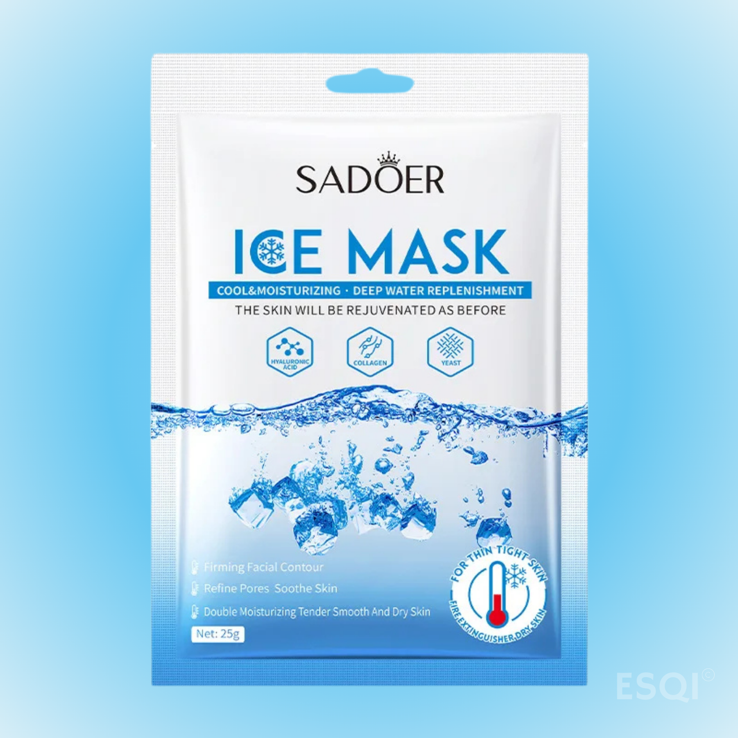 5 X Ice Mask for Moisturizing & Skin Revitalization
