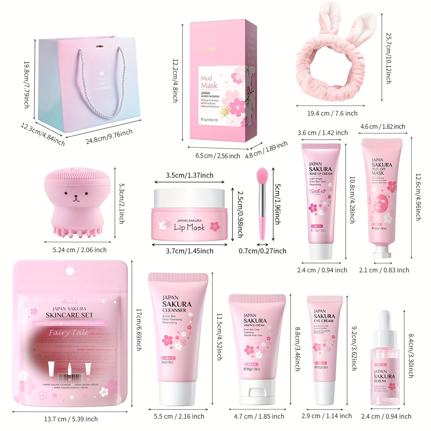 Sakura - Japanse skincare set