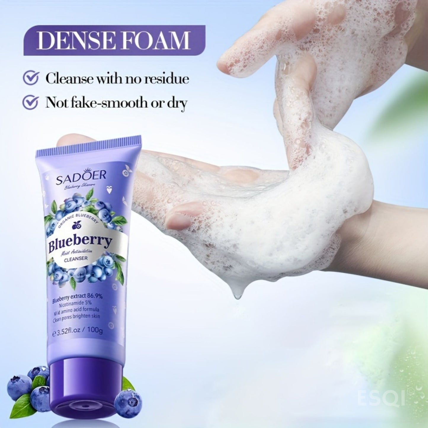 Organic Blueberry Facial Cleanser