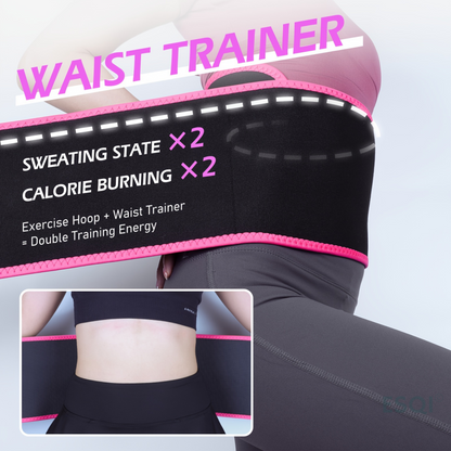 Hula Hoop Fatburner + Gratis waist trainer